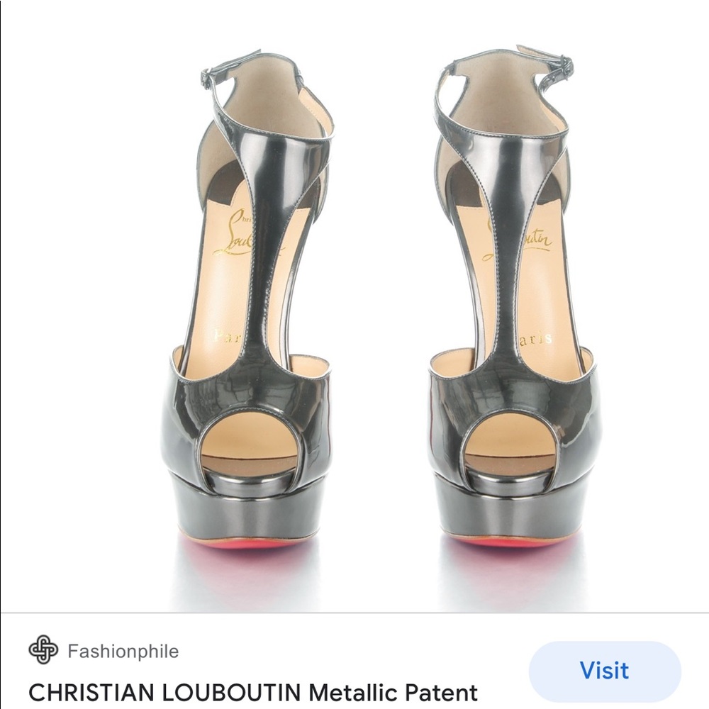 CHRISTIAN LOUBOUTIN Metallic Heels